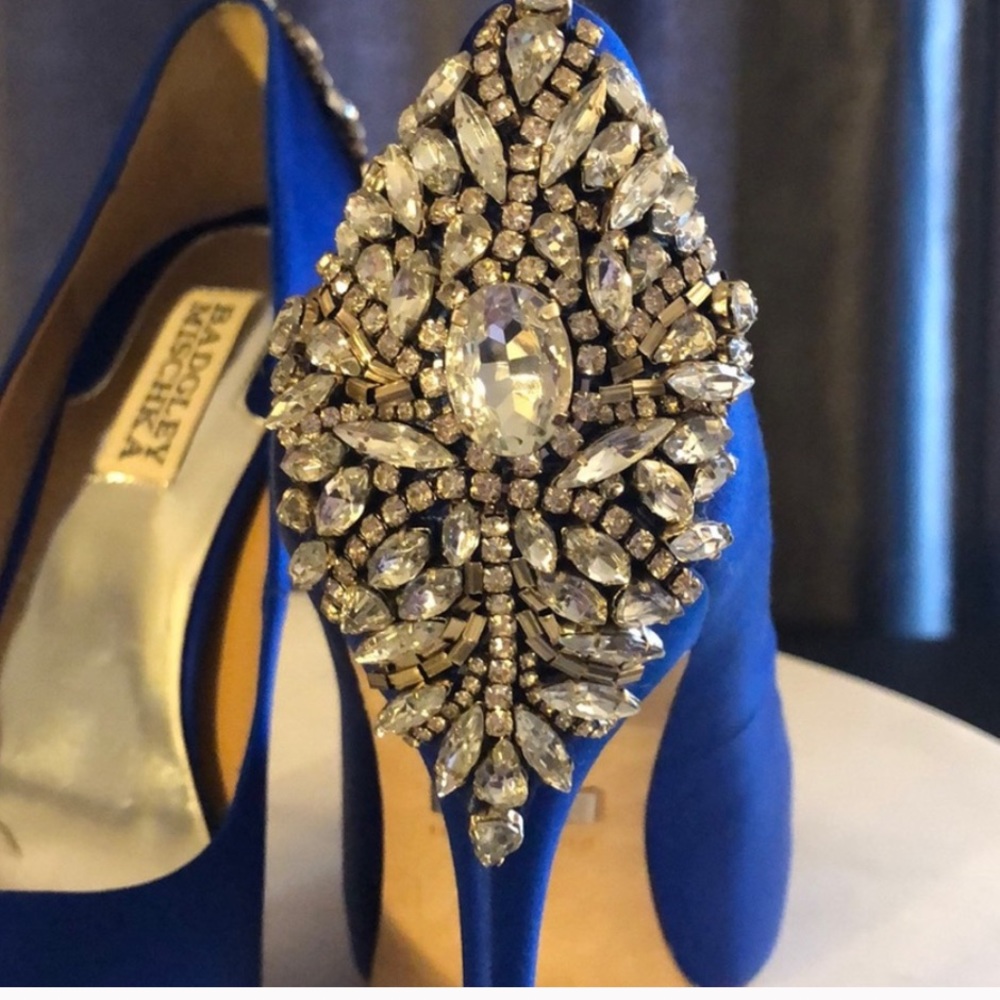 Badgley Mischka Nilla Peep Toe High Heel